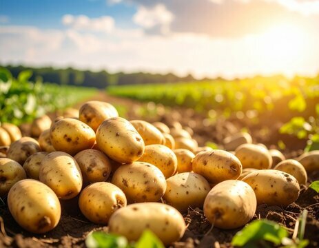 Potato processing line at THAWE Agro