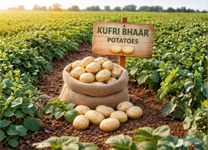 Kafri Bahaar fresh potatoes